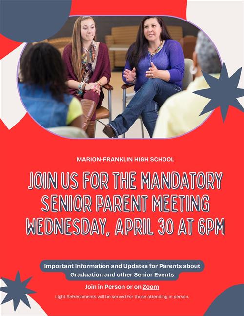 2025 Senior Parent Meeting